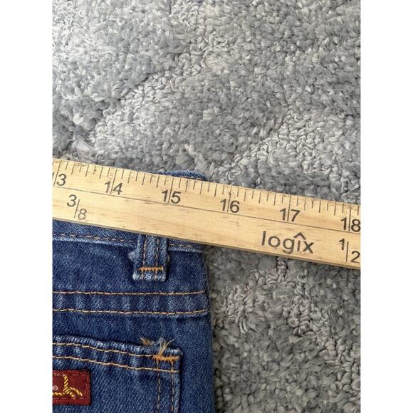 Vintage Denim 70s Jeans Bootcut TCB Western Wear By Elynn Jeans Measure 31x29 - Picture 4 of 6